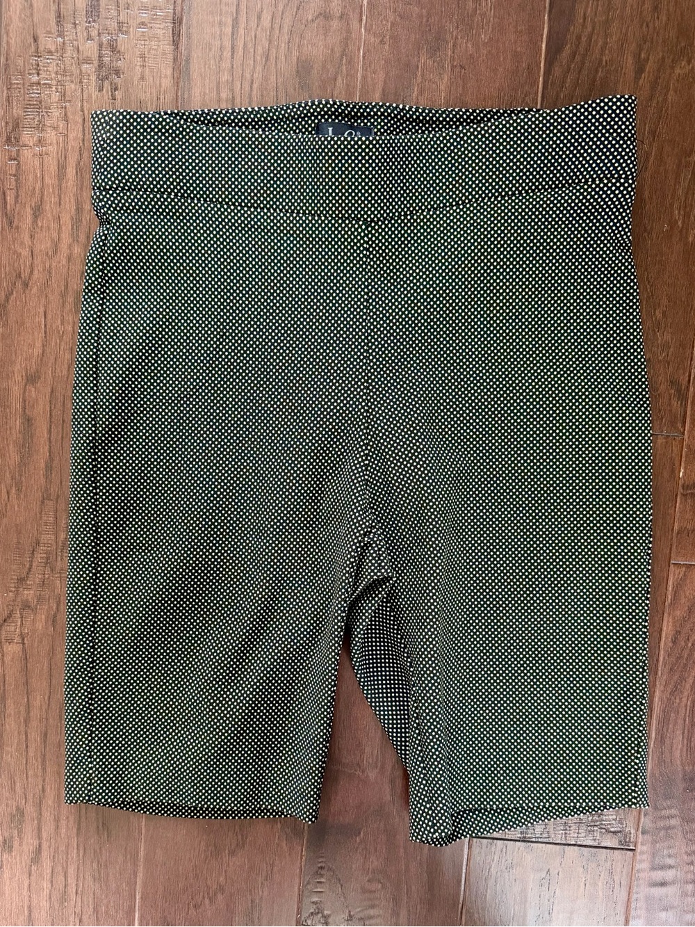 Women’s Black and White Dot Bike Shorts - Classic Stretch